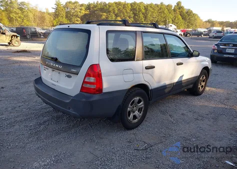 2004 Subaru Forester 2.5X из США, поврежденный, VIN JF1SG63674H755781